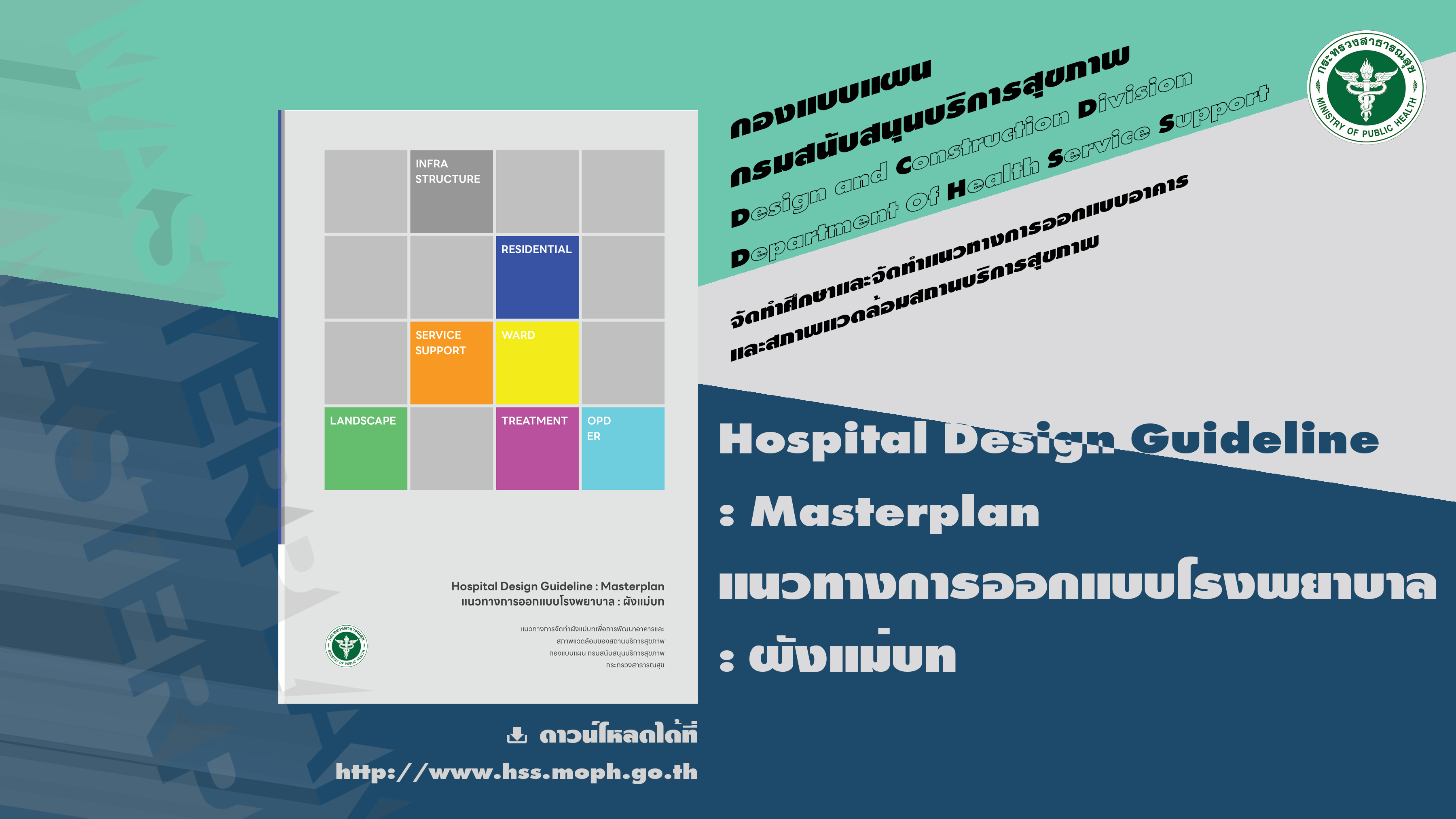 แนวทางการออกแบบโรงพยาบาล : ผังแม่บท